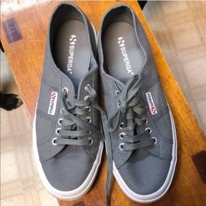 Women's Gray Superga sneakers